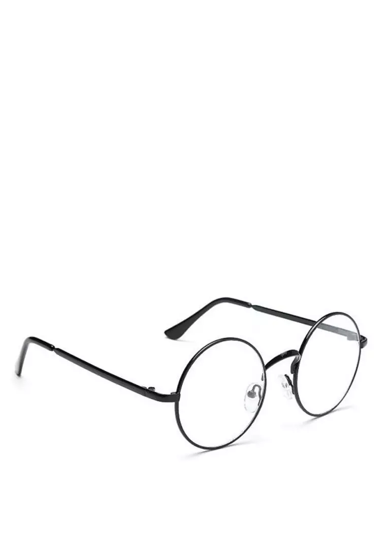 Kacamata Retro Bulat Fashion Wanita Frame Material Alloy ORIGINAL