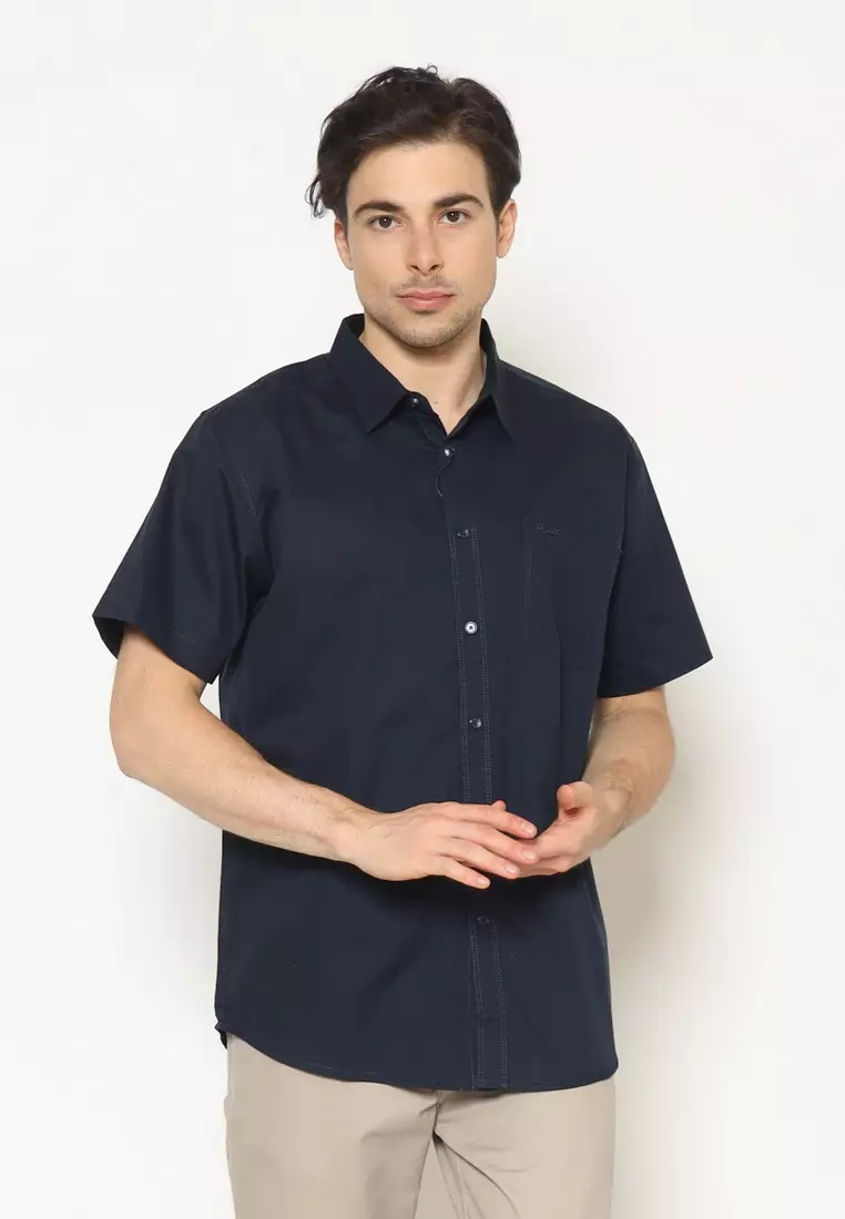 Baju best sale navy polos