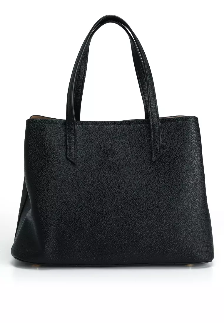 Pebbled Multi-Compartment Tote