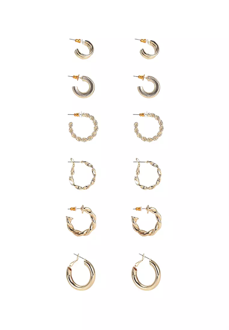 Aldo gold clearance hoop earrings