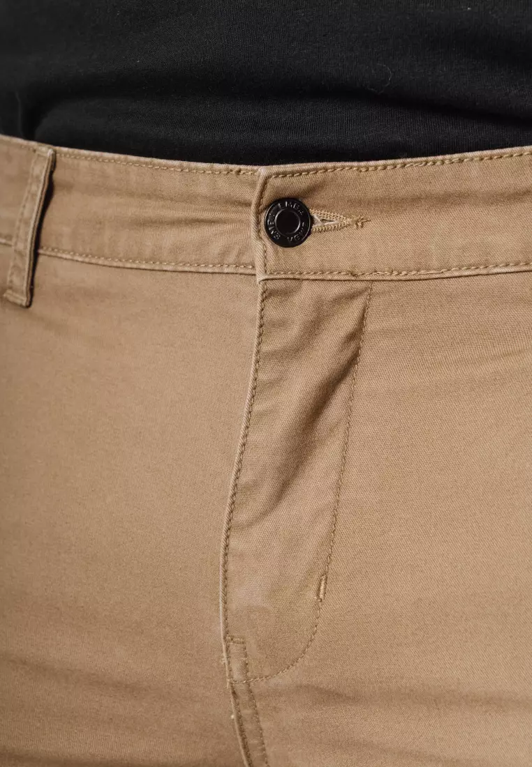 EMBA DENIM - Trosic Celana Panjang Pria Slimfit Stretch Material Chino  Brown