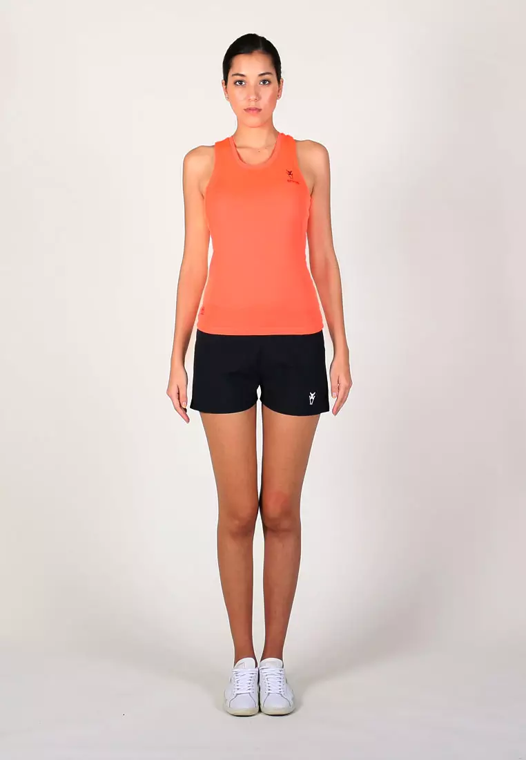 Amnig Women Essential Performance Singlet (Orange)