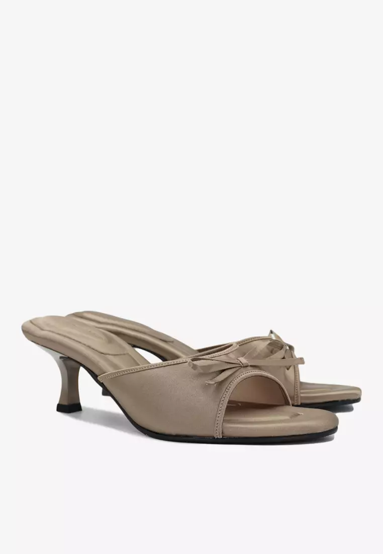 Dr Cardin Women Lush Eve 2-inch Heels | Satin | Suede L-RNZ-9339