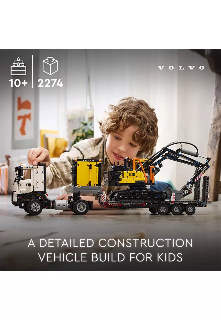Technic 42175 Volvo FMX Truck & EC230 Electric Excavator, Age 10+, Building Blocks, 2024 (2274pcs)