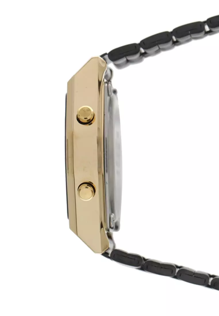 Casio Jam Tangan - Black Gold - Stainless Steel - LA690WGB-1DF