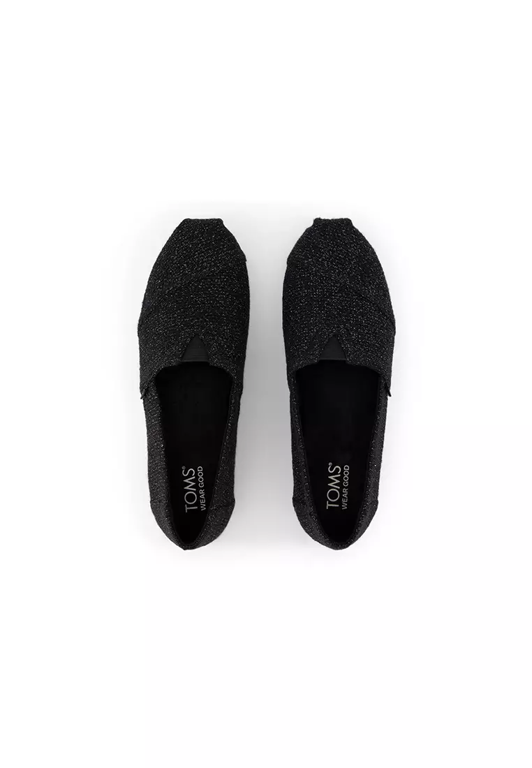 Sparkly black toms new arrivals