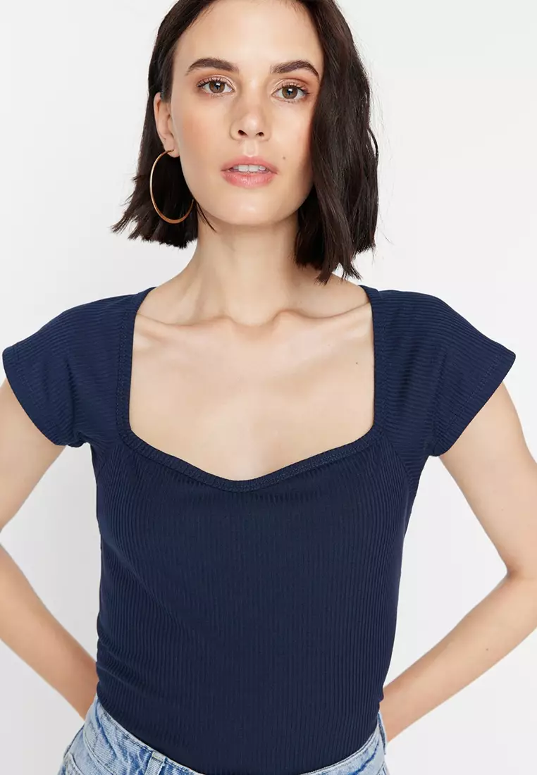 Trendyol Crop Top Blouse 2024, Buy Trendyol Online