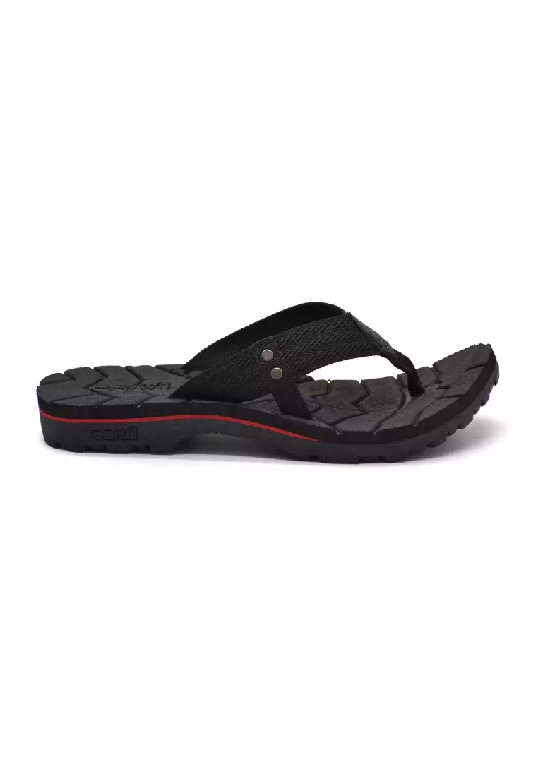 Carvil Sandal Pria Ivander-Me Black