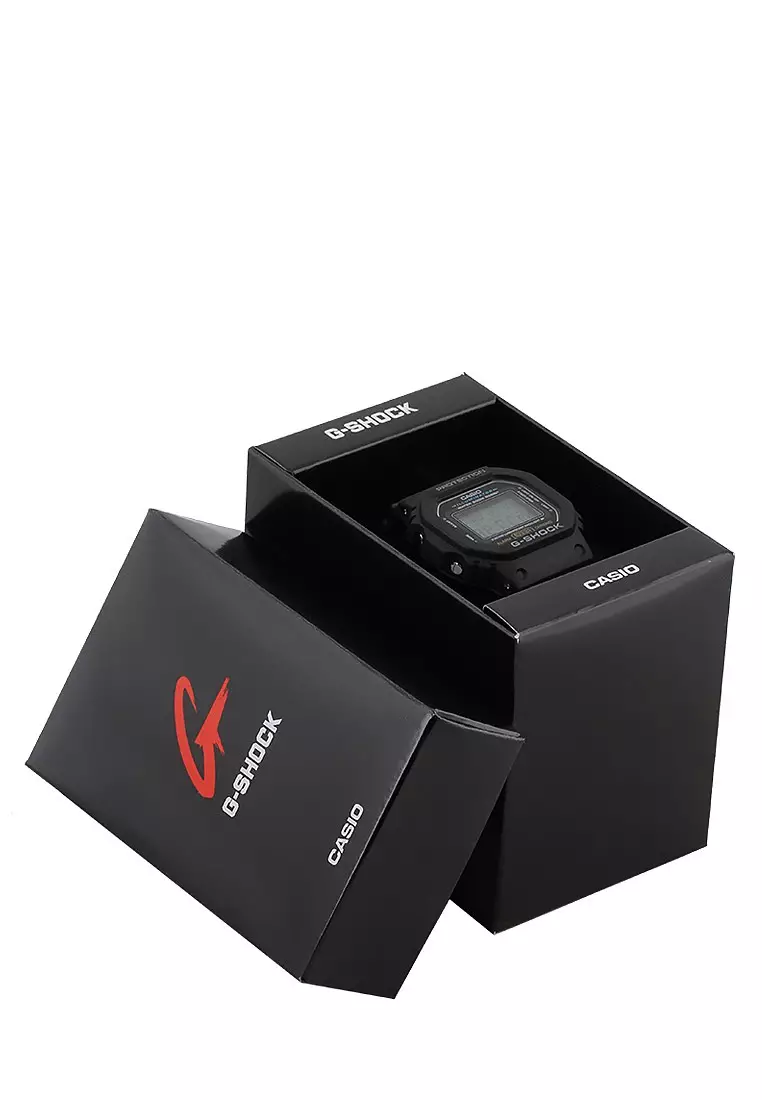 Casio G-SHOCK Jam Tangan Pria - Black - Silicon - DW-5600E-1VDF