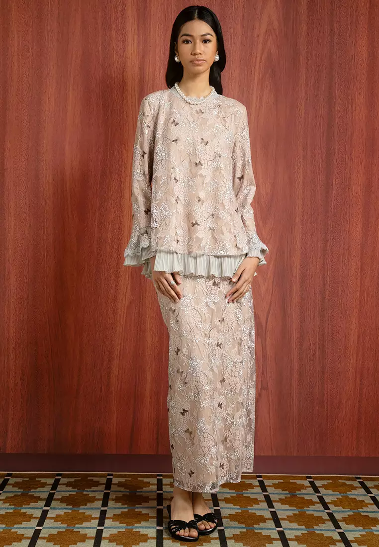 STELLA LACE KURUNG BABYDOLL SET