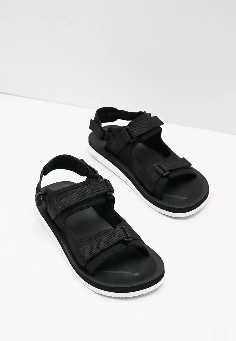 Sophie Sunny Felice Eva Sandals Black