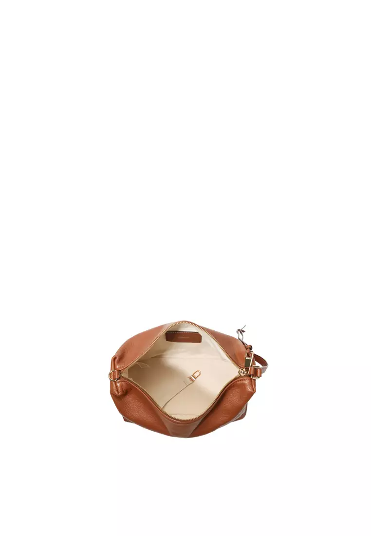 Clip Hobo Bag - Caramel
