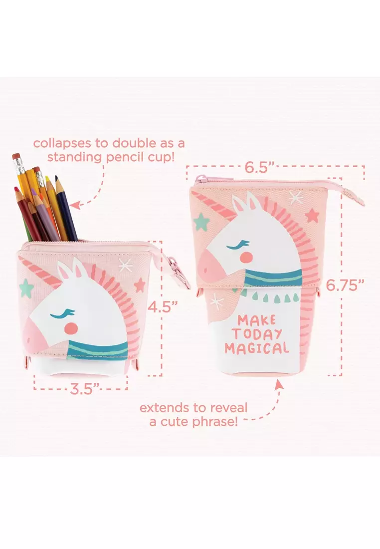 Pop Up Pencil Pouch Unicorn
