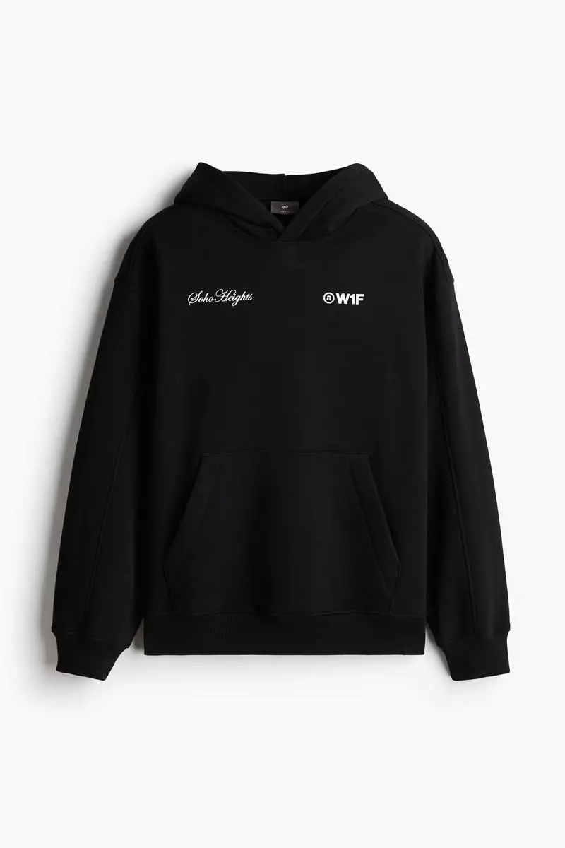 H&m printed hoodie clearance
