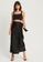 Tussah black Kelsey Midi Skirt C6452AA3813BAFGS_5