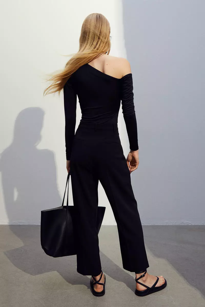 H&m one shoulder hotsell jumpsuit