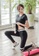YG Fitness black (3PCS) Quick-Drying Running Fitness Yoga Dance Suit (Tops+Bra+Bottoms) 565CDUSF6D03C0GS_6