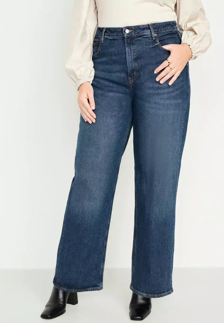 Buy Old Navy Extra High-Waisted Wide-Leg Jeans For Women 2025