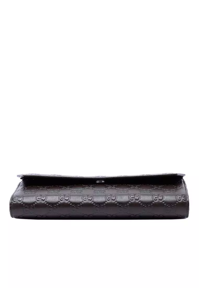 Pre-Loved Gucci Guccissima Clutch