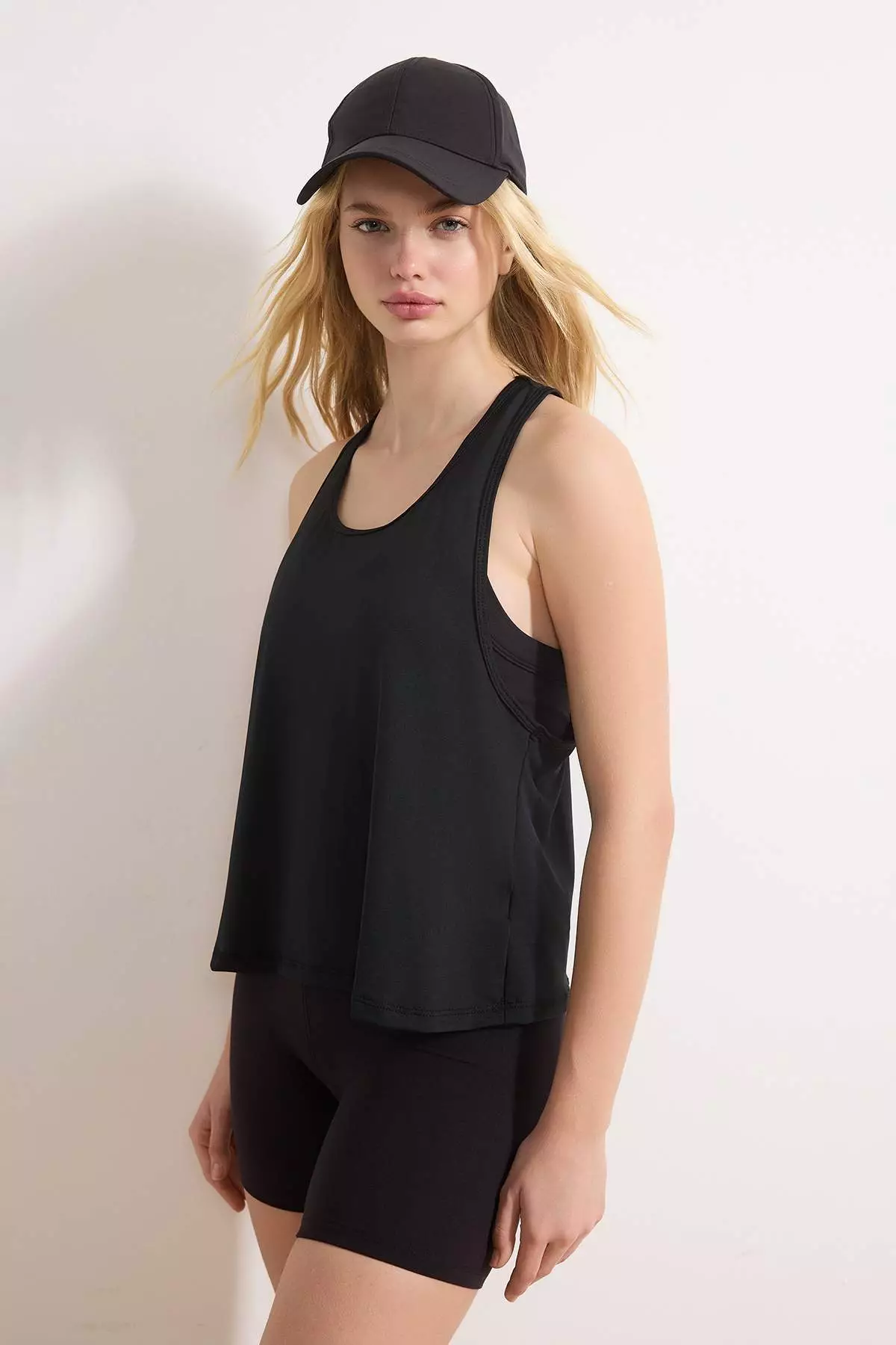 Black-Dry Rose 2-Piece Micro Fabric Knitted Sports T-Shirt Thmss26Ts1