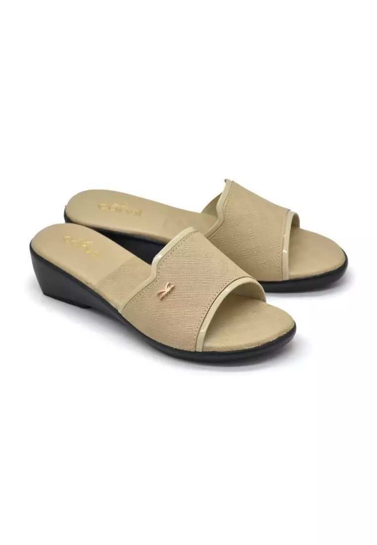 Carvil Sandal Wanita Elisa-03 L Beige