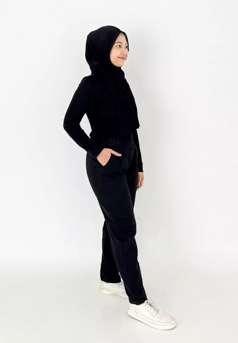 Aulia Twill Pants (Celana Panjang Basic) HITAM