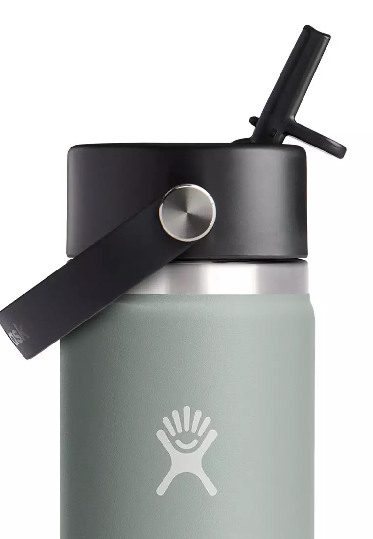 Hydro Flask 32 oz Wide Mouth with Flex Straw Cap - Agave