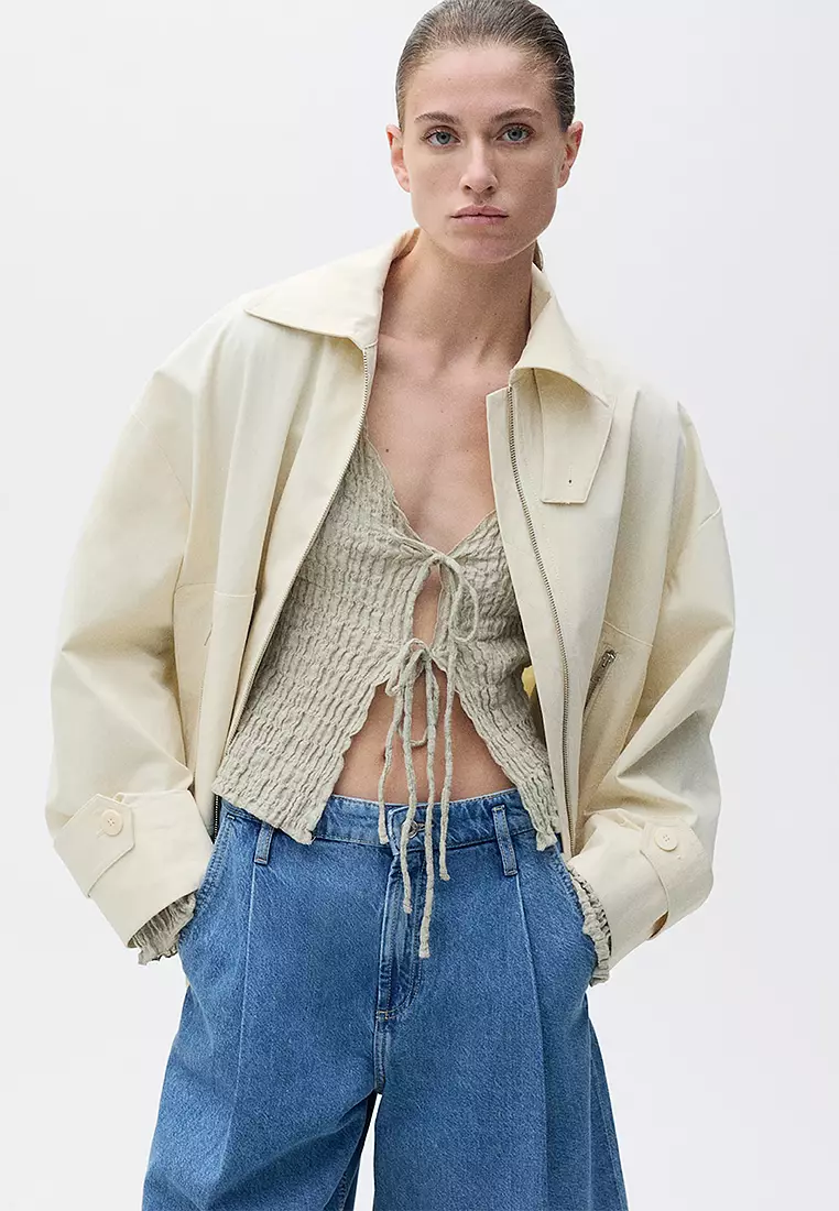 Bermuda Wide Leg Darts Shorts