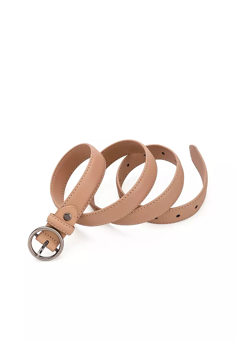 GYKACO RONIA Beige - Ikat Pinggang Wanita - Fashion Belt / Sabuk