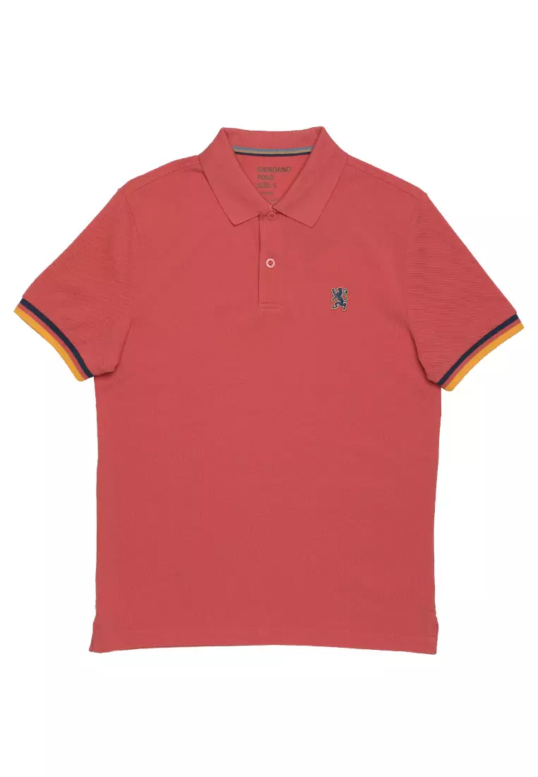 Lion polo shirt top