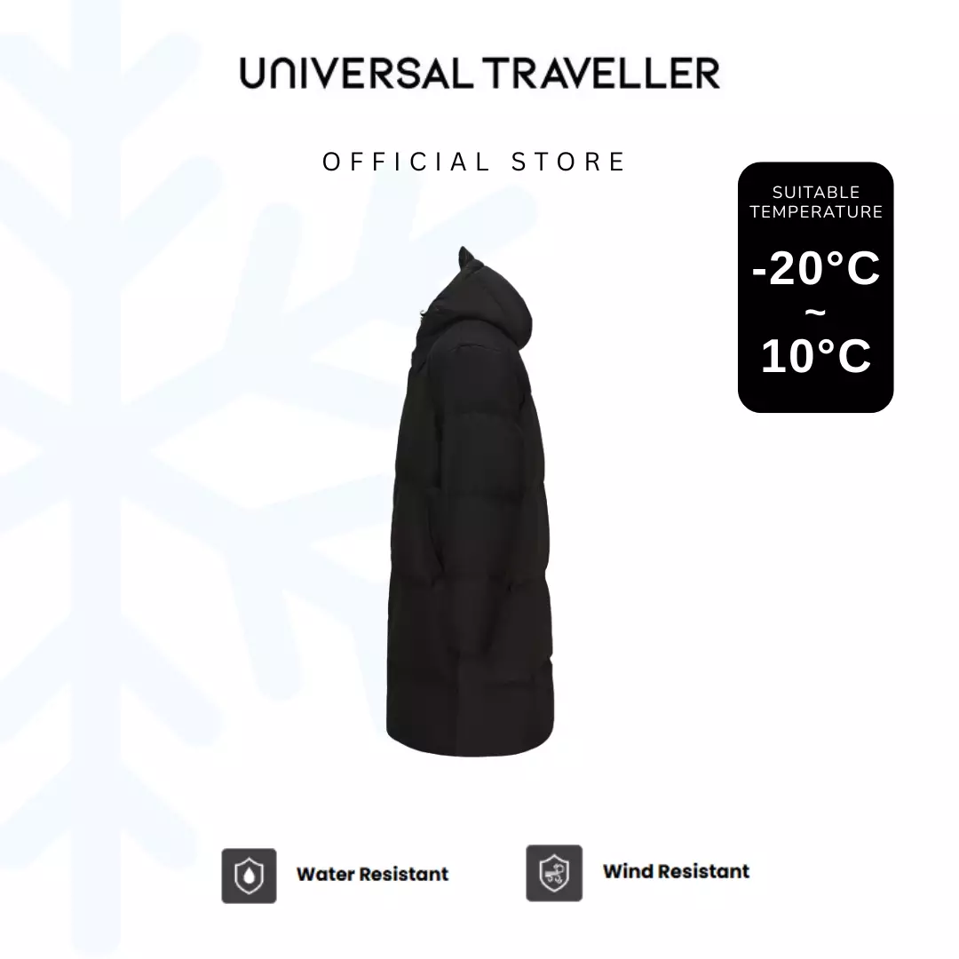 UNIVERSAL TRAVELLER DUAL STRUCTURE MID-LENGTH DOWN JACKET DJ25011