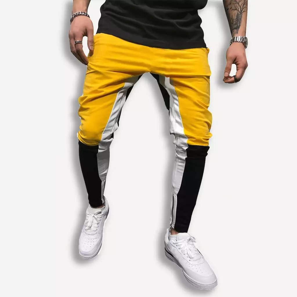 OKECHUKU Joger Ronaldo Kuning New Celana Pria Variasi Warna