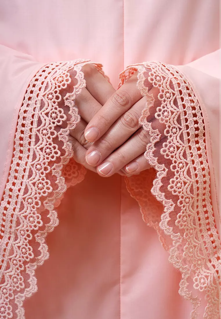 Siti Khadijah Telekung Modish Sakeena in Crystal Pink