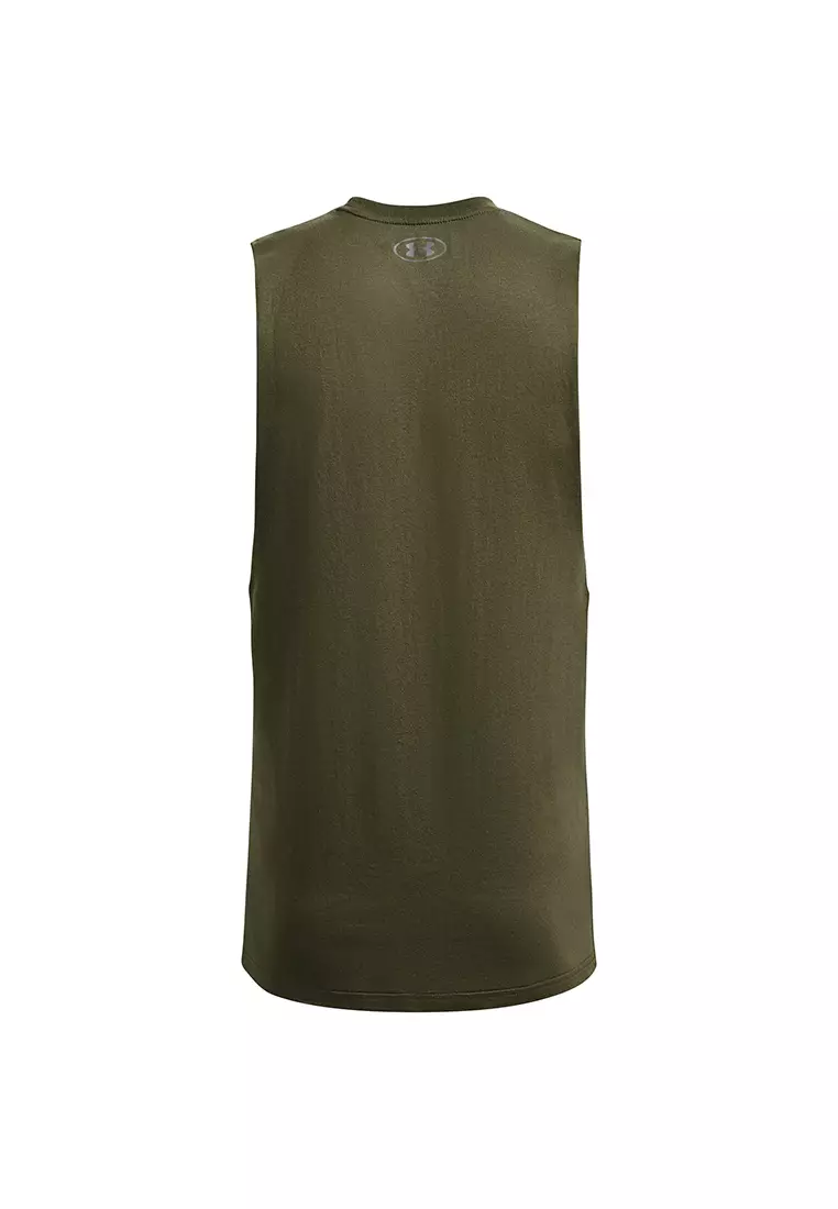 Left Chest Cut-Off Tank Top