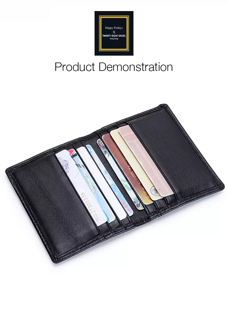 Weave Sheepskin Multi-Slot Card Holder JW YT-8861