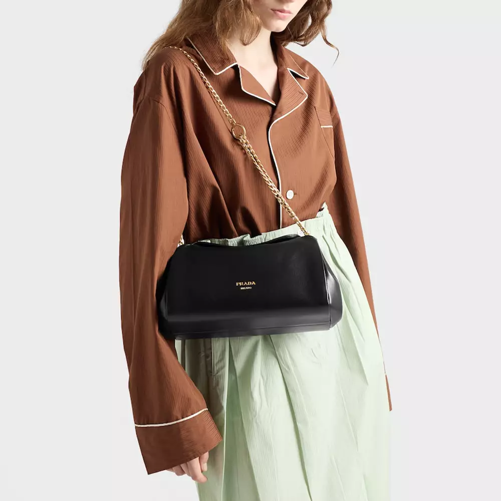 Small Tumulte Nappa Leather Bag Black Ghw