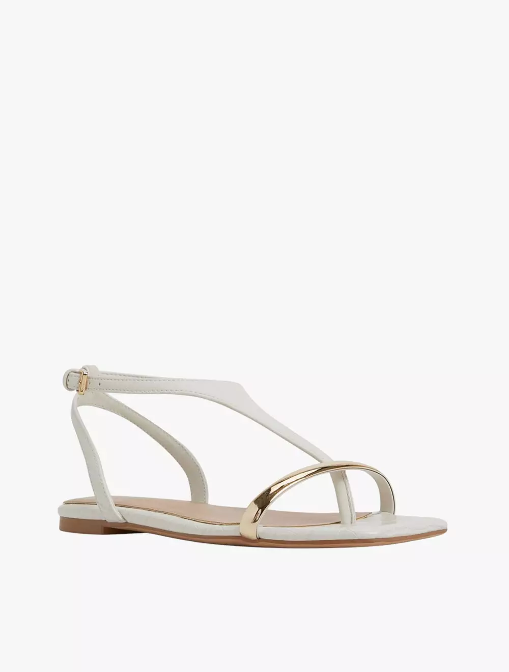 Aldo Catlyn Women's Flat Sandals - White/Bone