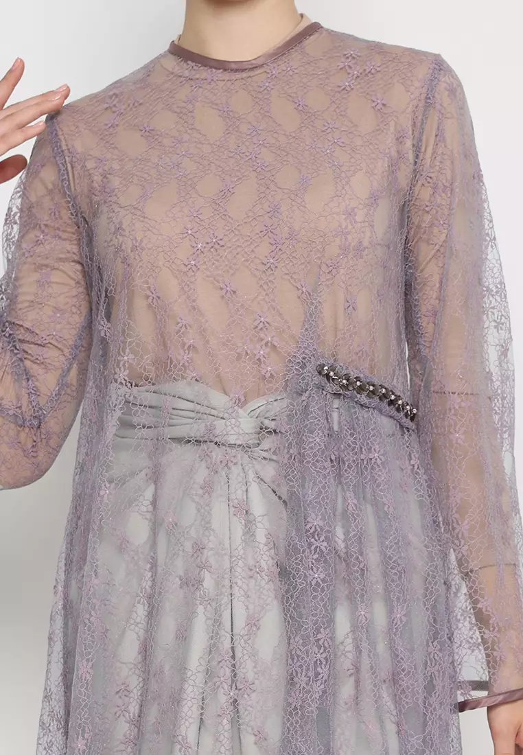 Aurelia Brokat Purple