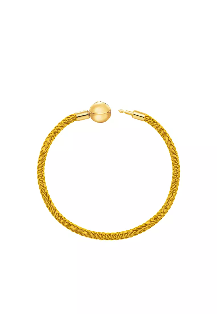 Gold Steel Wire Clasp Bracelet L1 (3MM)
