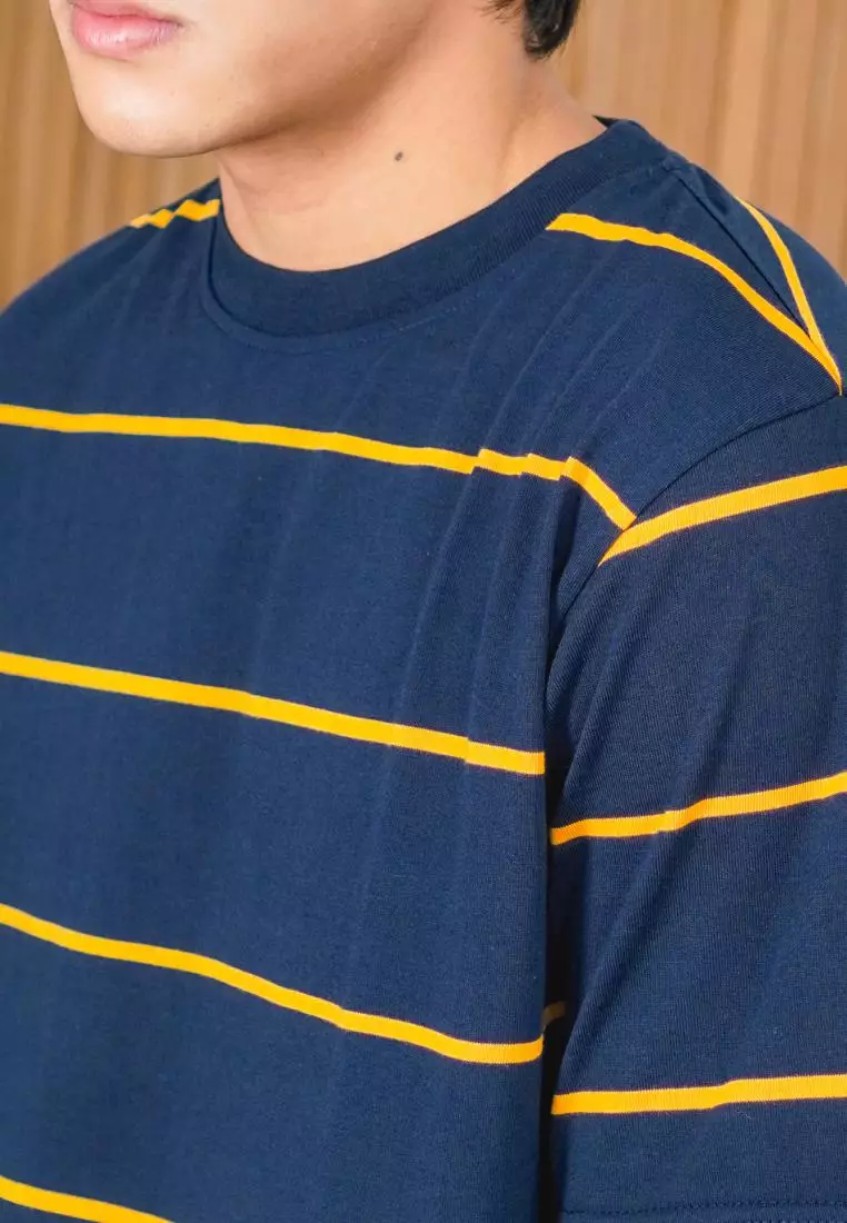 MATSUDA Kaos Oversize Stripe Tahirt Ritto