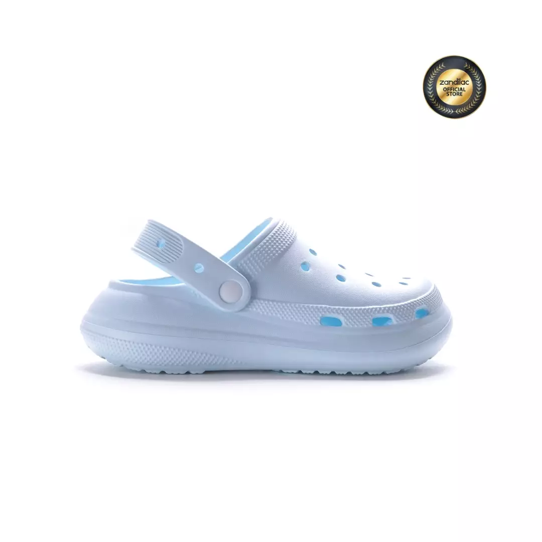 ZANDILAC - SANDAL WANITA DEWASA CH230090WD - BIRU AQUA full karet