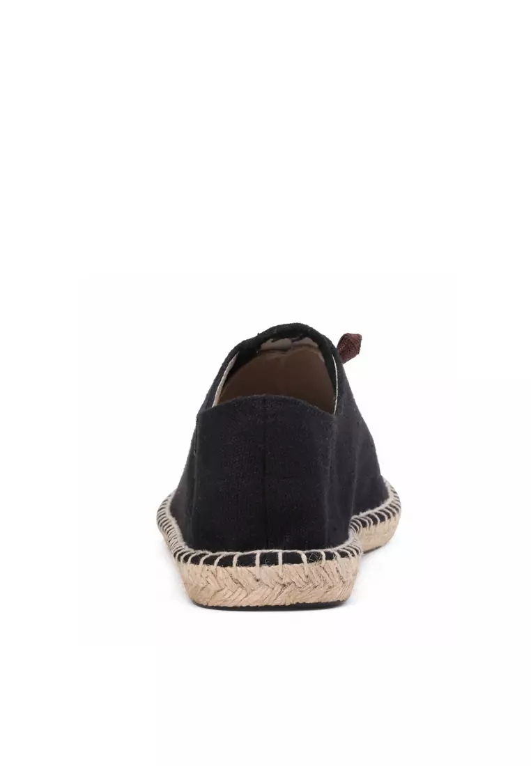 Color Matching Lace Up Canvas Espadrilles QZ-X35