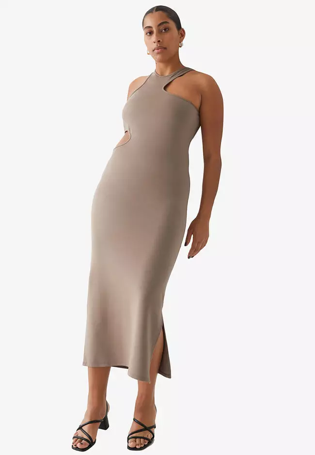 Cut out midi dress