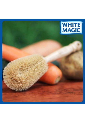 White Magic White Magic Coconut Bristle Vegetable Brush B7026ESF8EBCECGS_1