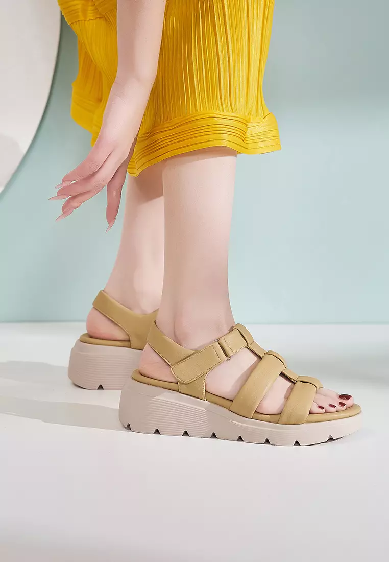 Buy Twenty Eight Shoes PU Strap Wedge Sandals ALM950-1 2025