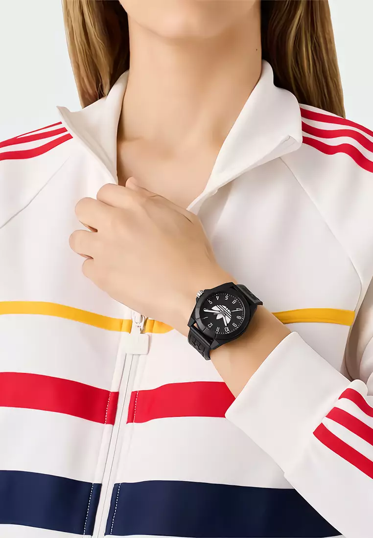 Adidas Gents Project Four - Jam Tangan Analog Pria - Black Rubber Strap - AOST24568