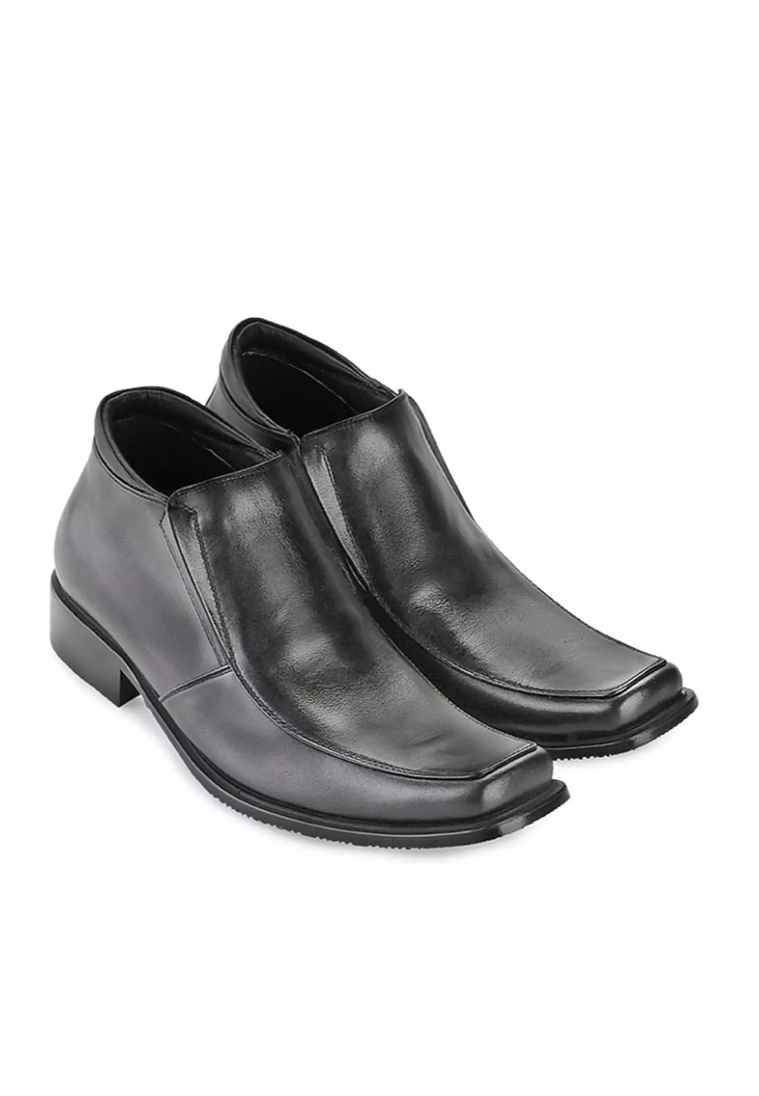 Ethan Sepatu Boots Formal Pria Kulit Asli