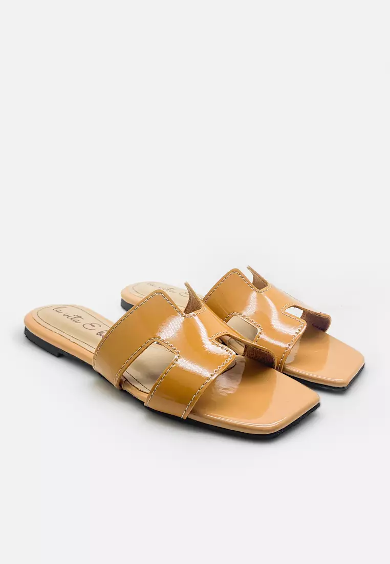 Sandal Slide Flat Wanita