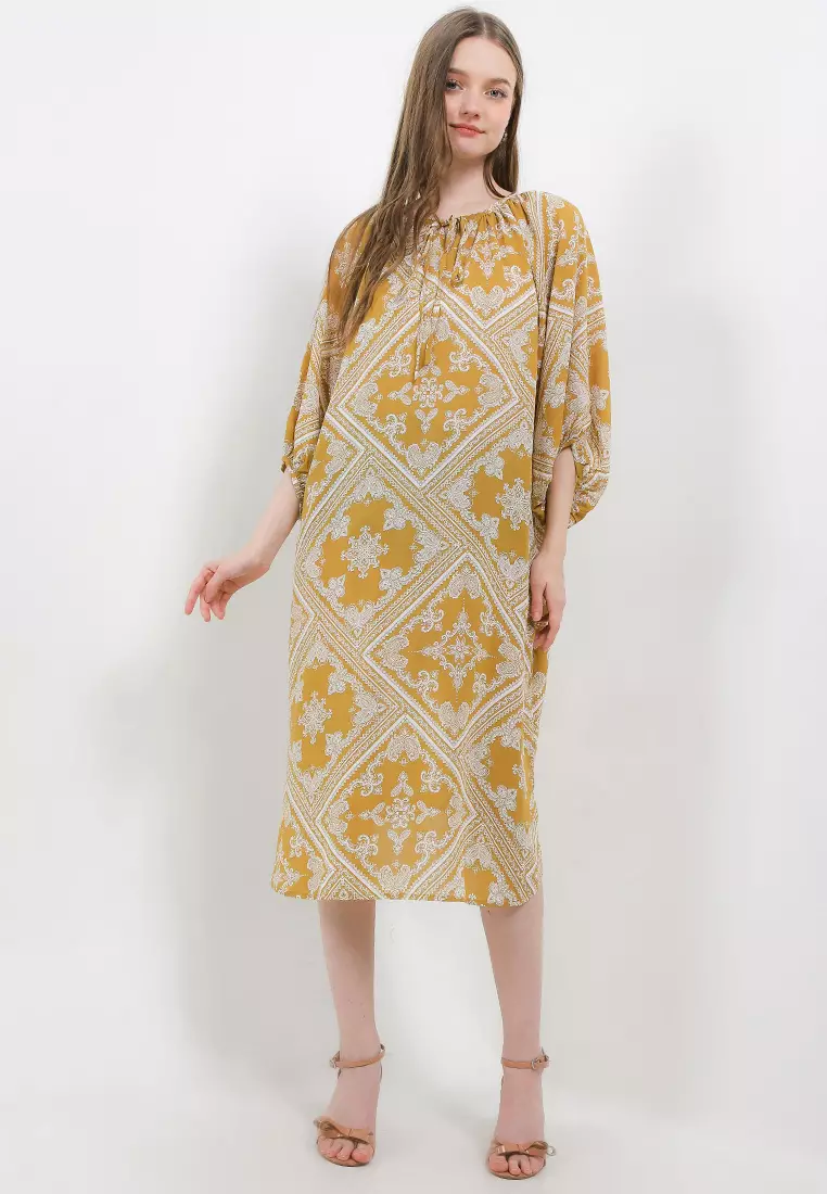 Paisley Print Maxi Dress