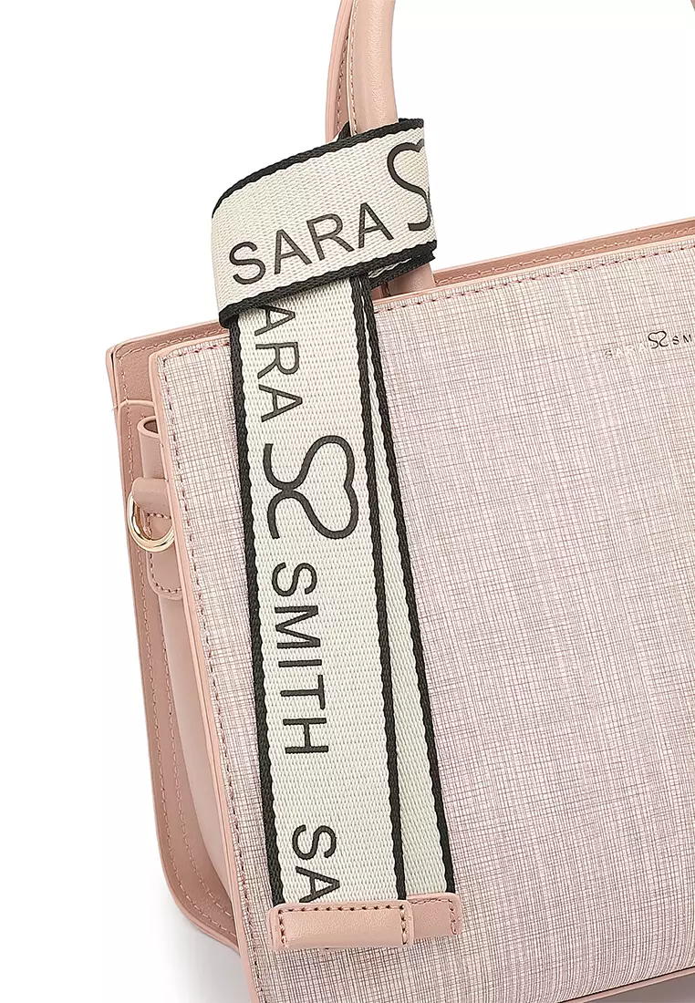 Women's Top Handle Bag / Sling Bag / Crossbody Bag - Pink